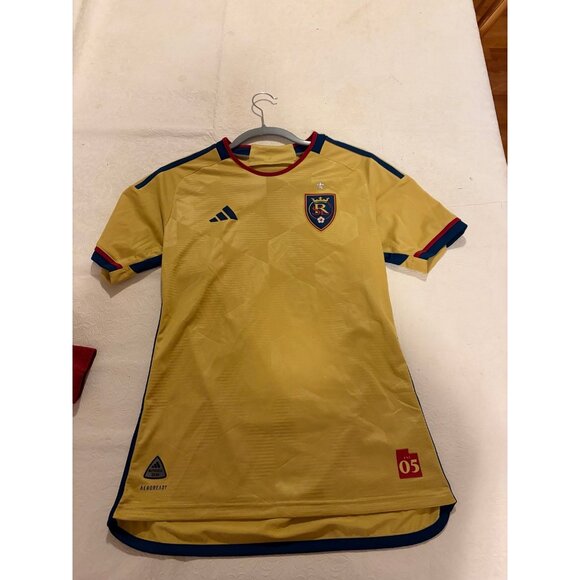 Adidas real salt lake authentic soccer away jersey 23-24 mens sz small IS4890 - Picture 6 of 8